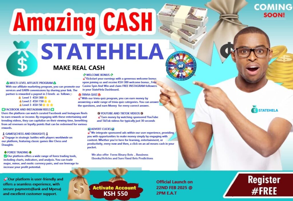 how to earn in statehela agencies in kenya